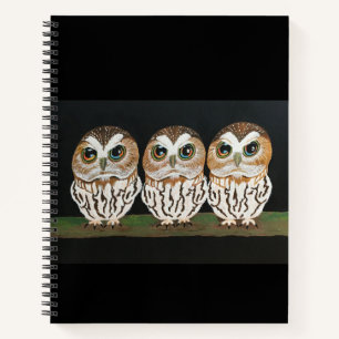 Owls with attitude notebook