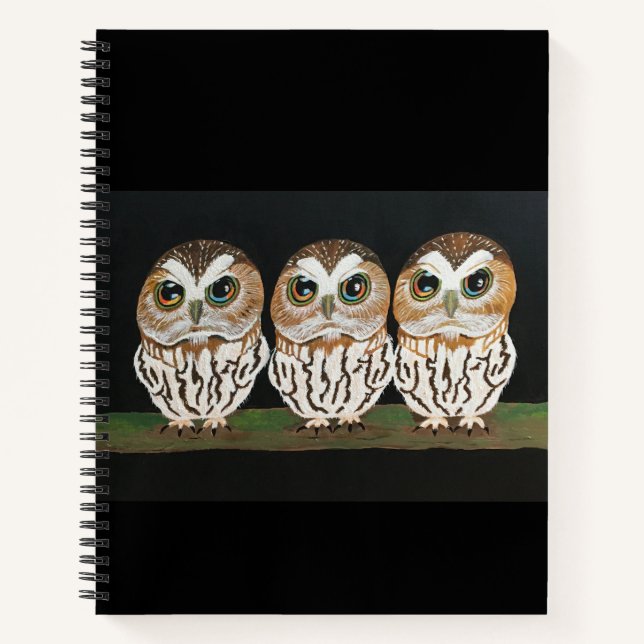 Owls with attitude notebook (Front)
