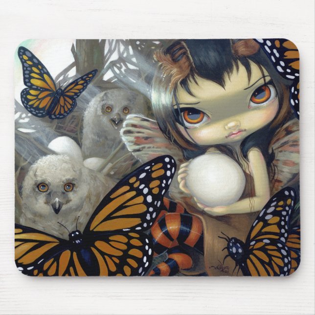 "Owlyn in the Nest" Mousepad (Front)
