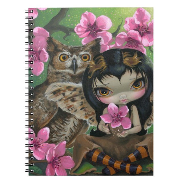 "Owlyn in the Springtime" Notebook (Front)
