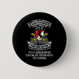 Own Forever The Title 11th Armoured Cavalry Regime 6 Cm Round Badge
