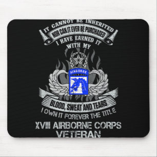 Own Forever The Title 18th Airborne Corps Us Veter Mouse Pad