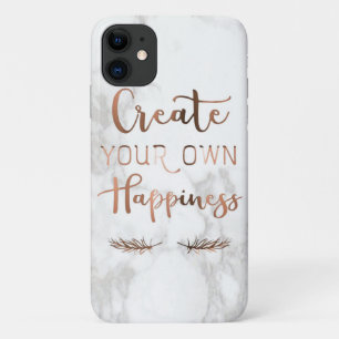 own happiness marble Case-Mate Barely There Apple iPhone Case