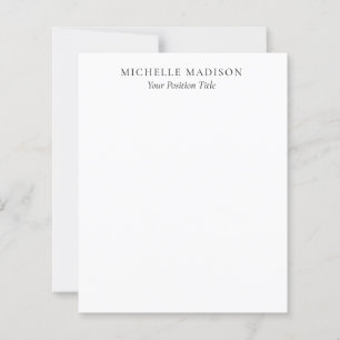 Own Name Mode Trendy Minimalist Professional Plain