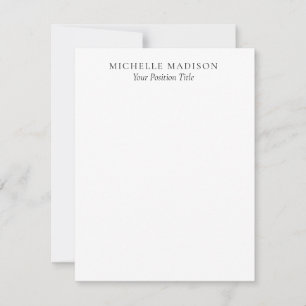Own Name Mode Trendy Minimalist Professional Plain