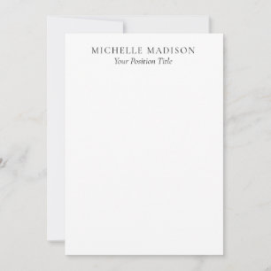Own Name Mode Trendy Minimalist Professional Plain