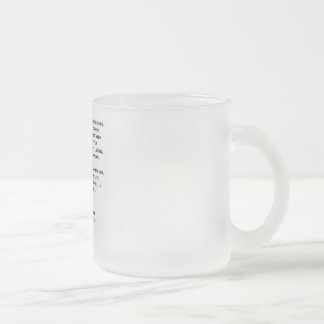 Own The Moment Referee Frosted Glass Frosted Glass Coffee Mug