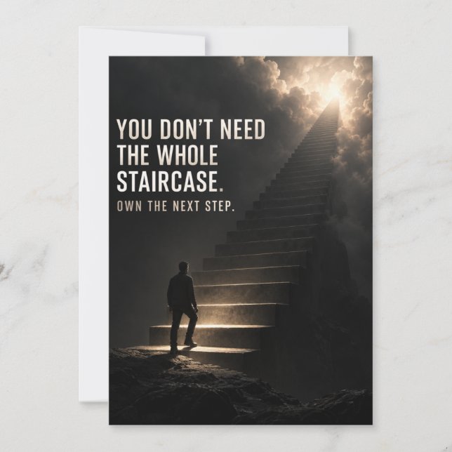 Own The Next Step Card (Front)