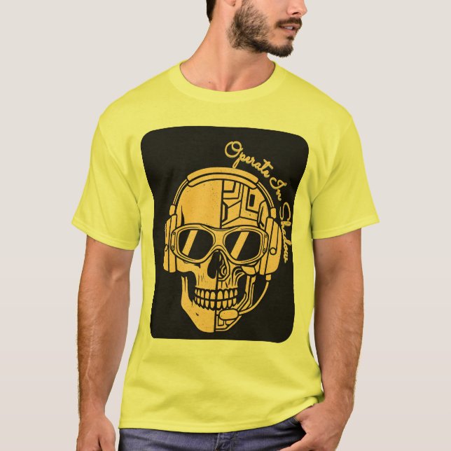 Own The Night – Tactical Skull Operator Tee (Front)