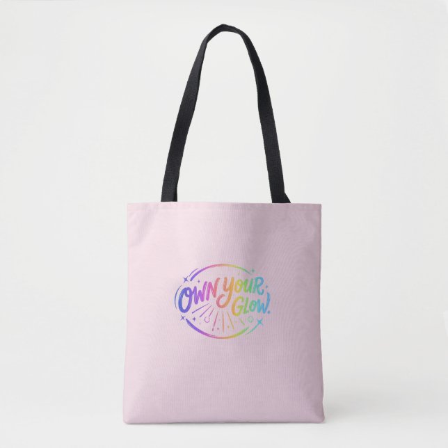 Own Your Glow Tote Bag (Front)