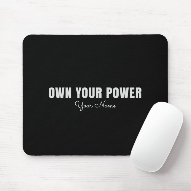 Own Your Power Personalised Mouse Pad – Feminine C (With Mouse)