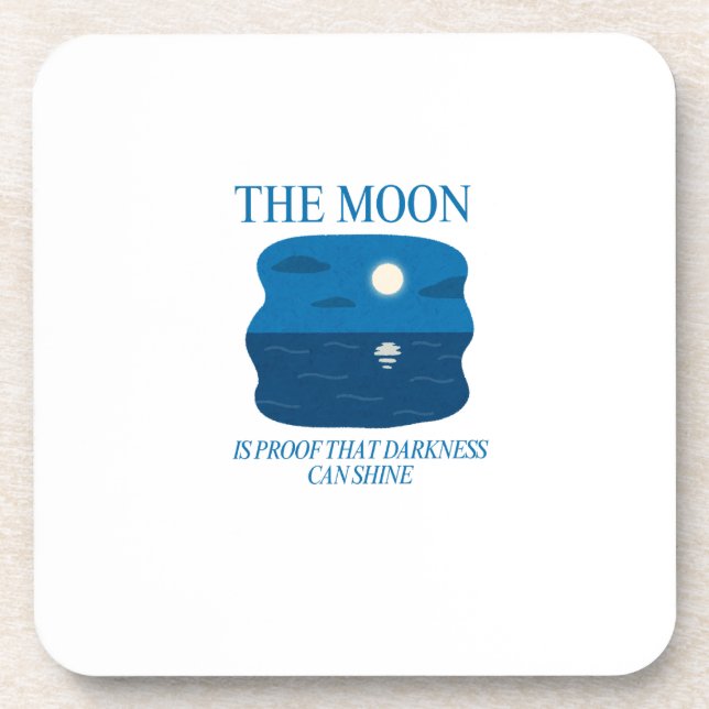 Own Your Weird - Bold Grunge Typography Coaster (Front)