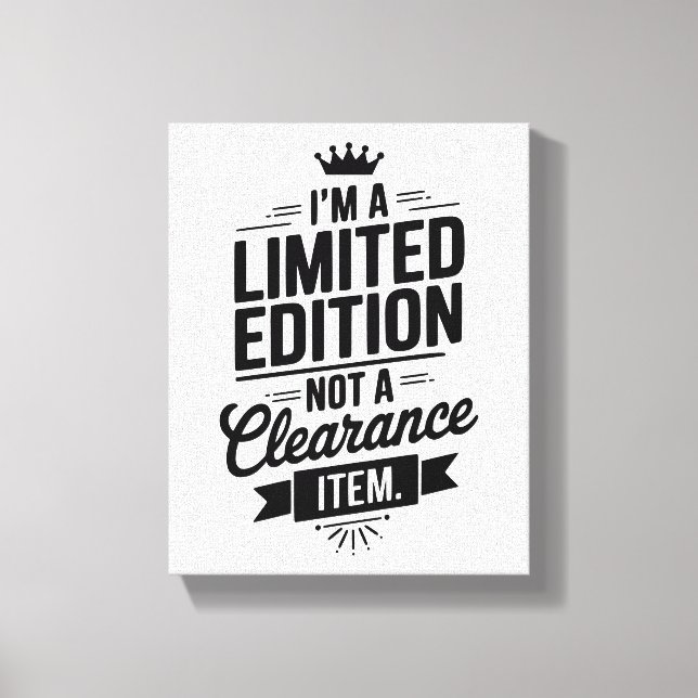 Own Your Worth – Motivational Canvas Print (Front)