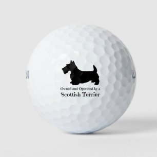 Owned and Operated by a Scottish Terrier - Scottie Golf Balls