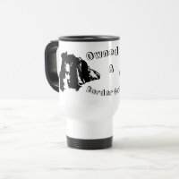Owned By A Border Collie Funny Dog  