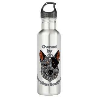 Owned by a Brattle Dog 710 Ml Water Bottle