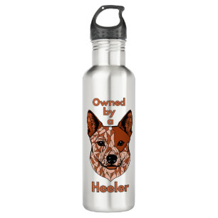 Owned by a Heeler (Red) 710 Ml Water Bottle