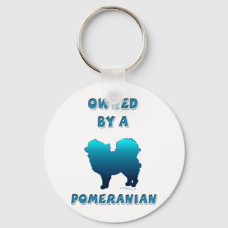 Owned by a Pomeranian Key Ring