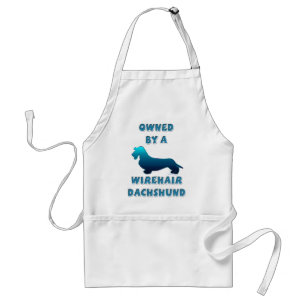Owned by a Wirehair Dachshund Standard Apron