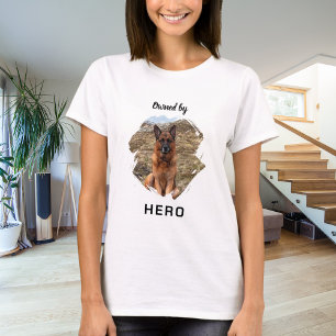 Owned by dog photo fun T-Shirt