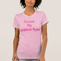 Owned By Goddess Kyaa pink ladies tank top