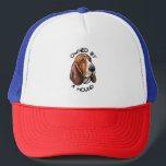 Owned by someone Basset Hound Trucker Hat<br><div class="desc">Owned by someone Basset Hound</div>