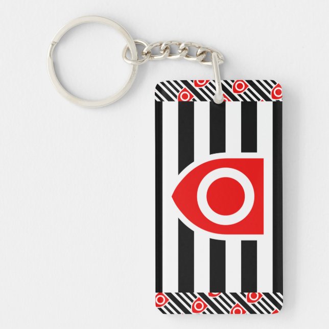 OWNERSHIP PRIDE FLAG KEY RING (Front)