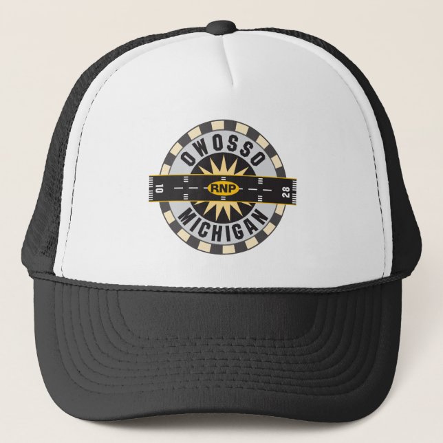 Owosso, MI RNP Airport Trucker Hat (Front)