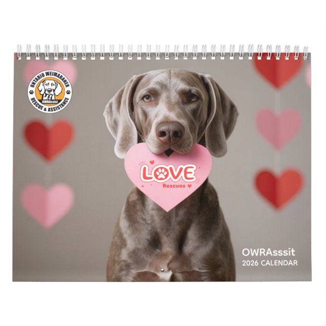 OWRAssist Love Rescues Calendar (Cover)