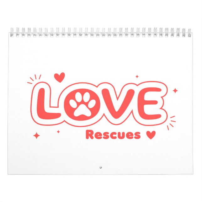 OWRAssist Love Rescues Calendar (Cover)
