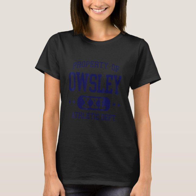Owsley Retro Athletic Property Dept T-Shirt (Front)