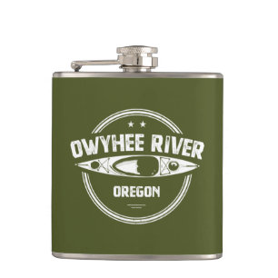 Owyhee River, Oregon Hip Flask