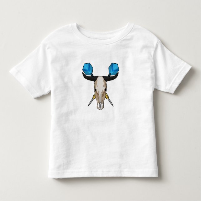 Ox at Darts with Dart Toddler T-Shirt (Front)