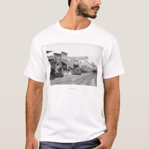 Ox Teams along Main Street of Sturgis Photograph T-Shirt