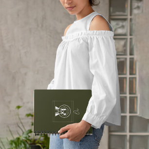 Ox Zodiac Notebook - Ushi Geometric Animal Journal