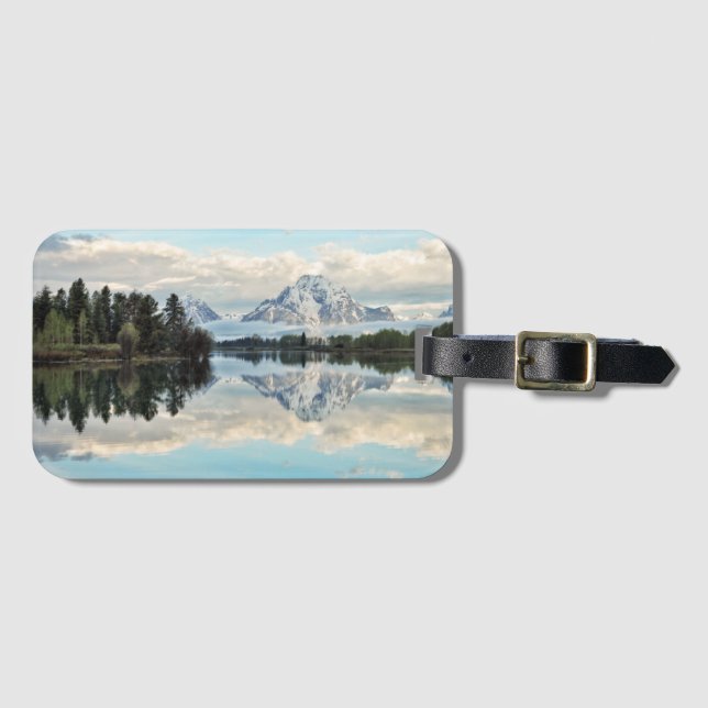 Oxbow Bend Reflection Luggage Tag (Front Horizontal)