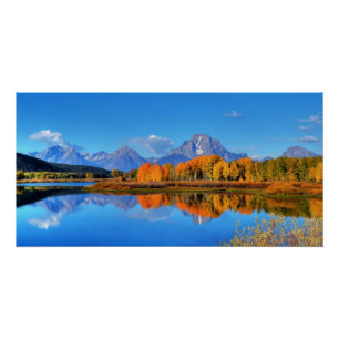 Oxbow Bend Sunrise Poster
