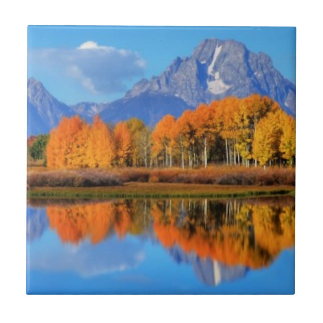 Oxbow Bend Sunrise Tile (Front)