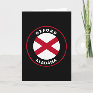 Oxford Alama Al State Flag Dge Vacation  Card