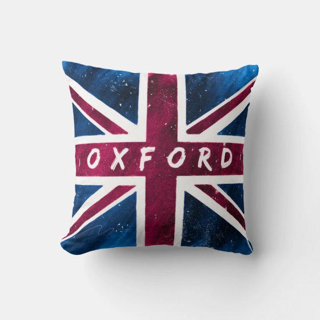 Oxford - British Union Jack Flag Cushion (Front)