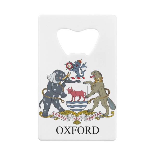Oxford coat of arms (Back)