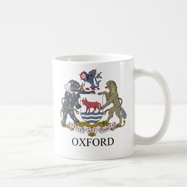 Oxford coat of arms coffee mug (Right)