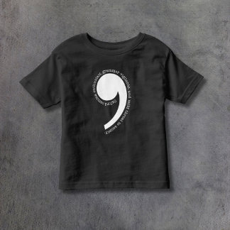 Oxford Comma Enthusiast Toddler T-Shirt