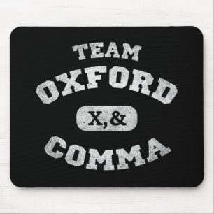 Oxford Comma Team 819 Mouse Pad