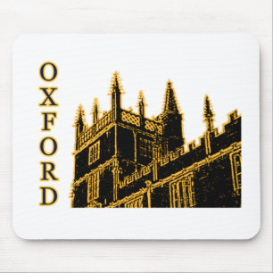 Oxford England 1986 Building Spirals Brown Mouse Pad