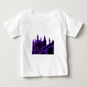 Oxford England 1986 Building Spirals Purple Baby T-Shirt