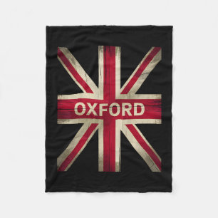 Oxford England Britain Uk History Vacation Souveni Fleece Blanket