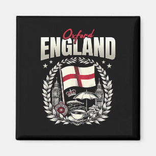 Oxford England Flag Souvenir Oxford Vacation Magnet