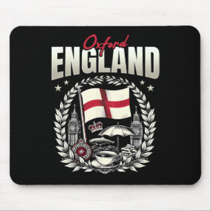 Oxford England Flag Souvenir Oxford Vacation Mouse Pad