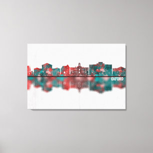 Oxford Mississippi Skyline Canvas Print